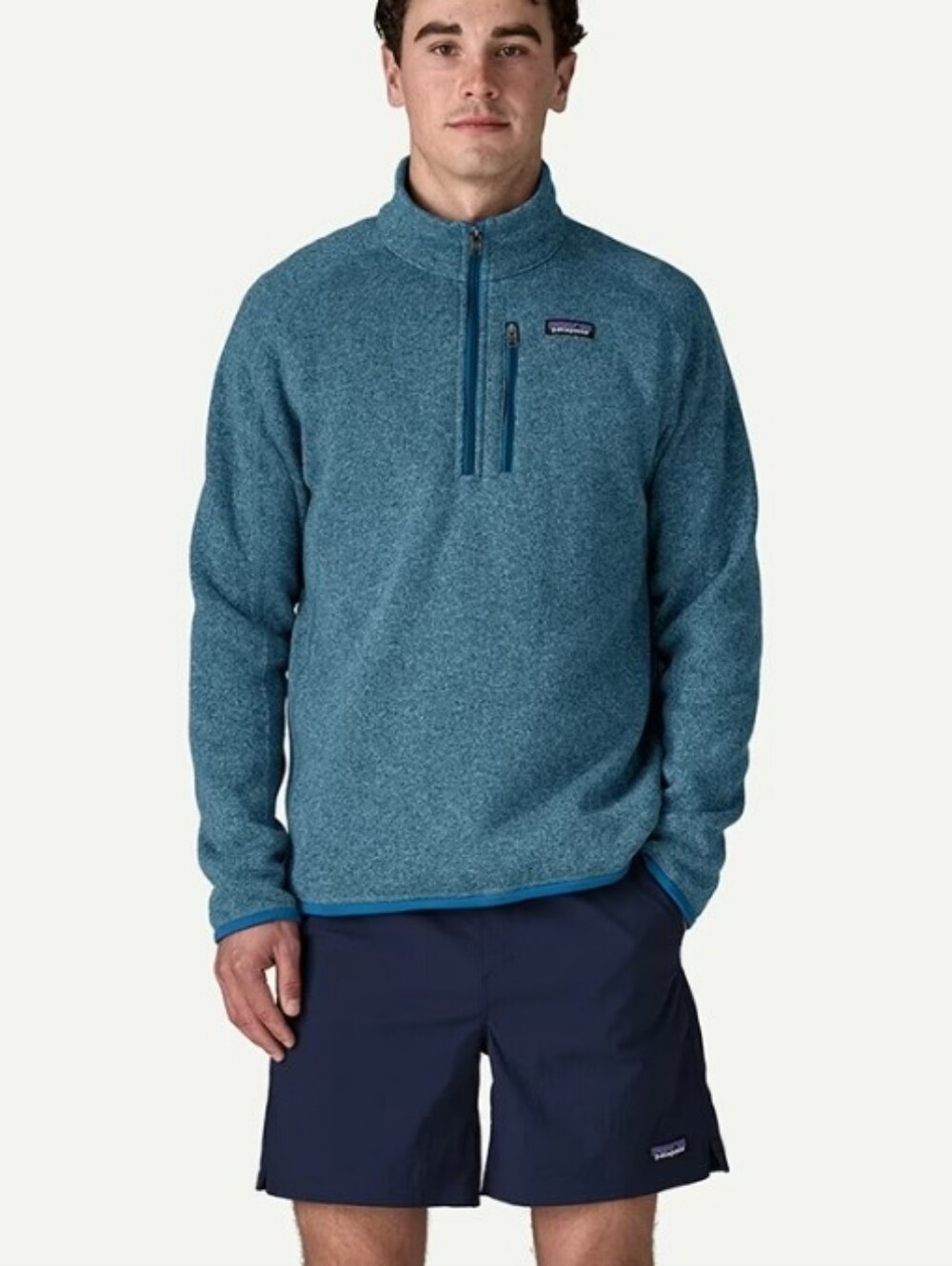 Patagonia Better Sweater Quarter Zip Men's XL Blue - Picture 14 of 14